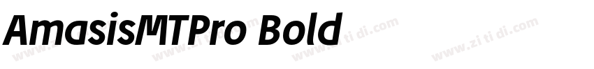 AmasisMTPro Bold字体转换